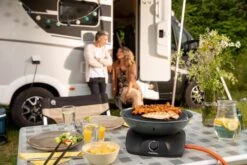 Campingaz 360 Grill Tabletop Gas BBQ & Stove - Iron Grey 16 Campingaz 360 Grill Tabletop Gas BBQ & Stove - Iron Grey -Kampa Camping Shop 360 grey image 7