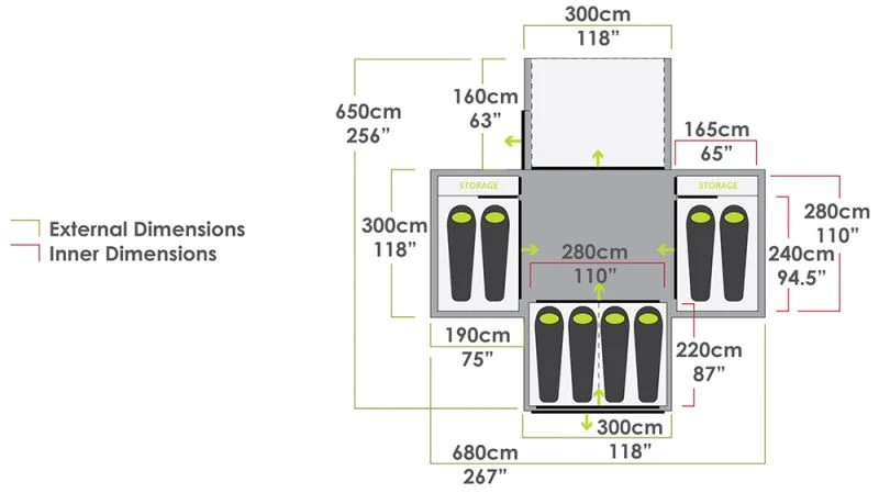 Zempire Aerodome Pro III V2 Air Tent 2023 4 Zempire Aerodome Pro III V2 Air Tent 2023 - Image 2