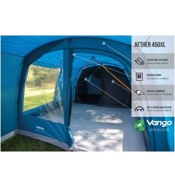 Vango Aether 450XL (Poled) Tent 2022 6 Vango Aether 450XL (Poled) Tent 2022 - Image 4