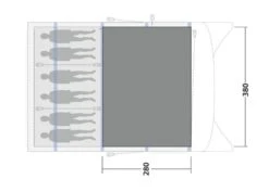 Outwell Avondale 6PA Carpet -Kampa Camping Shop avondale 6pa carpet 2