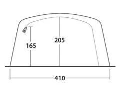 Outwell Avondale 6PA Tent 2022 -Kampa Camping Shop avondale 6pa tent dimensions 4