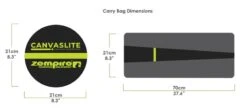 Zempire Canvaslite Sunroom V2 16 Zempire Canvaslite Sunroom V2 -Kampa Camping Shop canvaslite sunroom v2 bag dimensions image