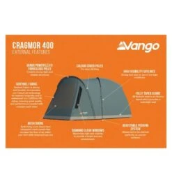 Vango Cragmor 400 (Poled) Tent 2023 -Kampa Camping Shop cragmor 400 image 3