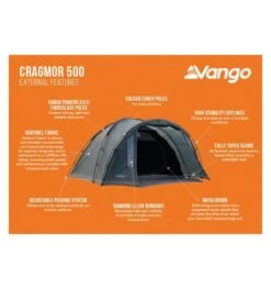Vango Cragmor 500 (Poled) Tent 2023 -Kampa Camping Shop cragmor 500 image 3