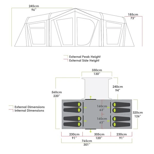Zempire Delta Force V2 Air Tent 2023 4 Zempire Delta Force V2 Air Tent 2023 - Image 2