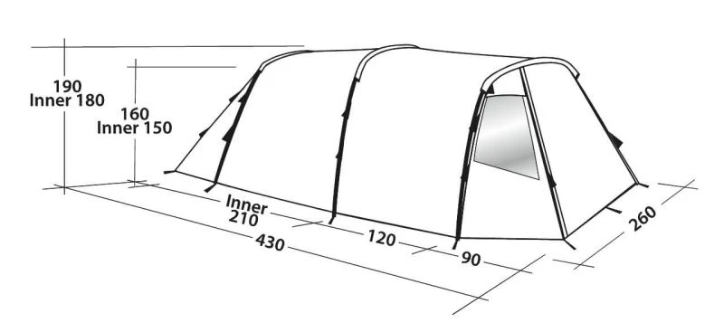 Easy Camp Huntsville 400 Tent 6 Easy Camp Huntsville 400 Tent - Image 4