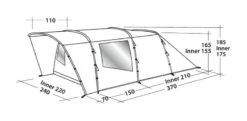 Easy Camp Palmdale 400 Tent -Kampa Camping Shop easy camp palmdale 400 dimensions image 1
