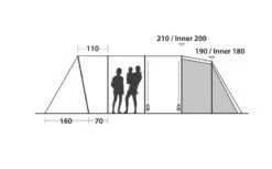 Easy Camp Palmdale 600 Lux Tent -Kampa Camping Shop easy camp palmdale 600 lux dimensions image 3