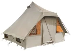 Quest Gobi Bell Tent 2023 -Kampa Camping Shop gobi door closed all beige updated