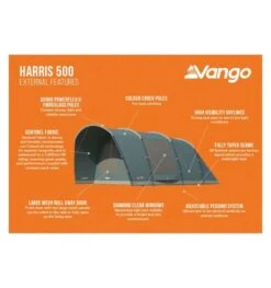 Vango Harris 500 (Poled) Tent 2023 -Kampa Camping Shop harris 500 image 3