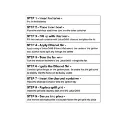 Lotus Grill Standard - Green -Kampa Camping Shop how to use lotus grill step by step instructions 1