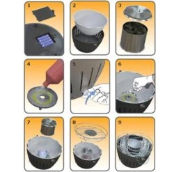 Lotus Grill Standard - Purple -Kampa Camping Shop how to use lotus grill 2 1 3