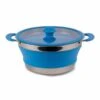 Kampa Collapsible Saucepan 3L - Blue 1 Kampa Collapsible Saucepan 3L - Blue -Kampa Camping Shop kampa cw0092 3l collaps saucepan blue a 1