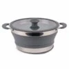 Kampa Collapsible Saucepan 3L - Grey -Kampa Camping Shop kampa cw0098 3l collaps saucepan grey a 2