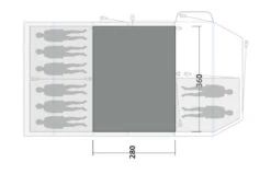Outwell Knightdale 8PA Carpet -Kampa Camping Shop knightdale carpet dimensions