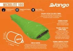 Vango Microlite 100 Sleeping Bag 9 Vango Microlite 100 Sleeping Bag -Kampa Camping Shop microlite 100 image 3