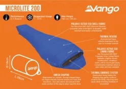 Vango Microlite 200 Sleeping Bag -Kampa Camping Shop microlite 200 image 3