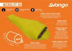 Vango Microlite 50 Sleeping Bag -Kampa Camping Shop microlite 50 image 3