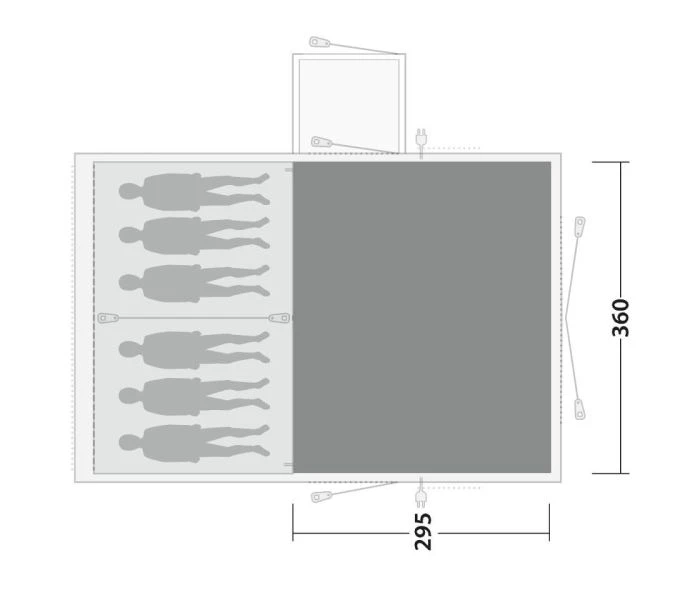 Outwell Montana 6PE Carpet 4 Outwell Montana 6PE Carpet - Image 2
