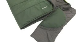 Outwell Contour Lux XL Green Sleeping Bag -Kampa Camping Shop outwell contour lux xl green sleeping bag 4