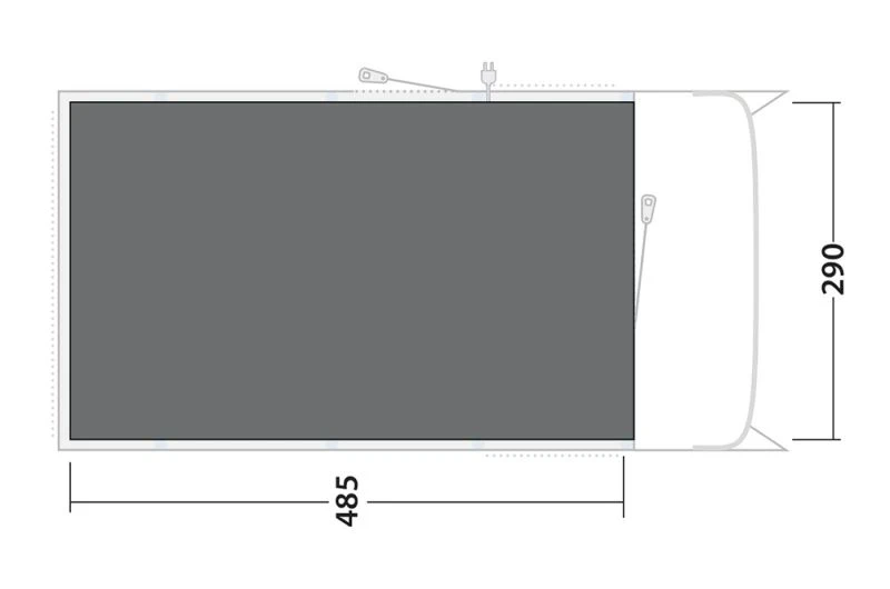 Outwell Moonhill 5 Air Footprint 4 Outwell Moonhill 5 Air Footprint - Image 2