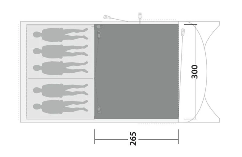 Outwell Greenwood 5 Carpet 4 Outwell Greenwood 5 Carpet - Image 2