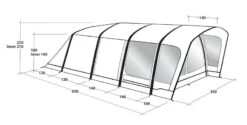 Outwell Hayward Lake 5ATC Tent 2022 -Kampa Camping Shop outwell hayward lake 5atc dimensions image 1
