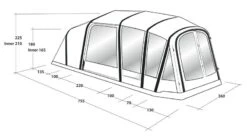 Outwell Jacksondale 5PA Tent 2023 -Kampa Camping Shop outwell jacksondale 5pa tent dimensions 3
