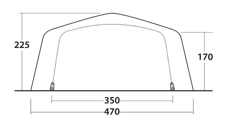 Outwell Knoxville 7SA Tent 2023 16 Outwell Knoxville 7SA Tent 2023 - Image 14