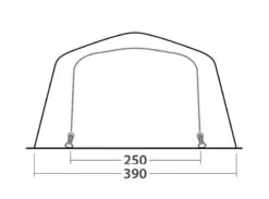 Outwell Wood Lake 6ATC Tent 2022 -Kampa Camping Shop outwell wood lake 6atc dimensions image 4