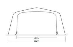 Outwell Wood Lake 7ATC Tent 2022 -Kampa Camping Shop outwell wood lake 7atc tent 111200 drawing other5