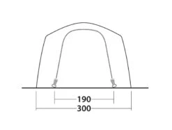 Outwell Yosemite Lake 4TC Tent 2023 -Kampa Camping Shop outwell yosemite lake 4tc dimensions image 4