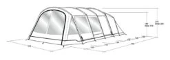 Outwell Yosemite Lake 5TC Tent 2023 -Kampa Camping Shop outwell yosemite lake 5tc dimensions image 1