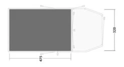 Outwell Yosemite Lake 5TC Footprint -Kampa Camping Shop outwell yosemite lake 5tc footprint dimensions