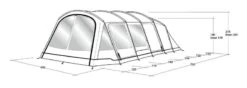 Outwell Yosemite Lake 6TC Tent 2023 -Kampa Camping Shop outwell yosemite lake 6tc dimensions image 1