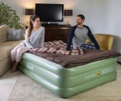 Coleman Maxi Comfort Bed Raised King 7 Coleman Maxi Comfort Bed Raised King -Kampa Camping Shop raised king lifestyle 2