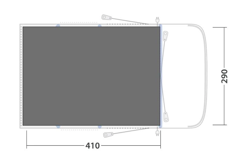 Outwell Springville 4SA Footprint 4 Outwell Springville 4SA Footprint - Image 2