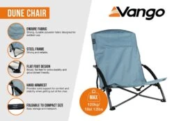 Vango Dune Chair - Mineral Green -Kampa Camping Shop vango dune chair mineral green infographic