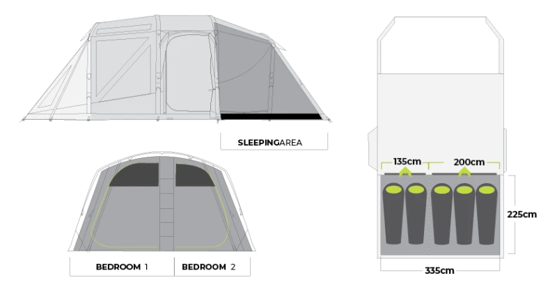 Zempire Aero TL Pro Air Tent 2022 12 Zempire Aero TL Pro Air Tent 2022 - Image 10