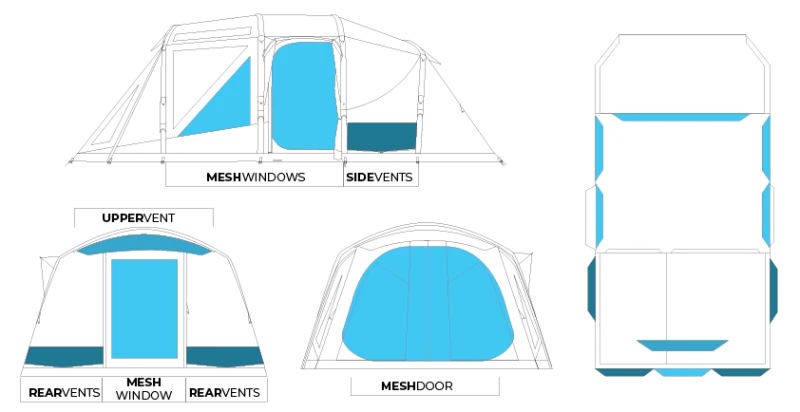 Zempire Aero TL Pro Air Tent 2022 15 Zempire Aero TL Pro Air Tent 2022 - Image 13