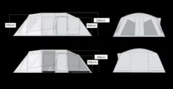 Zempire Aero TXL Pro Air Tent 2022 -Kampa Camping Shop zempire aero txl floorplans 1 1